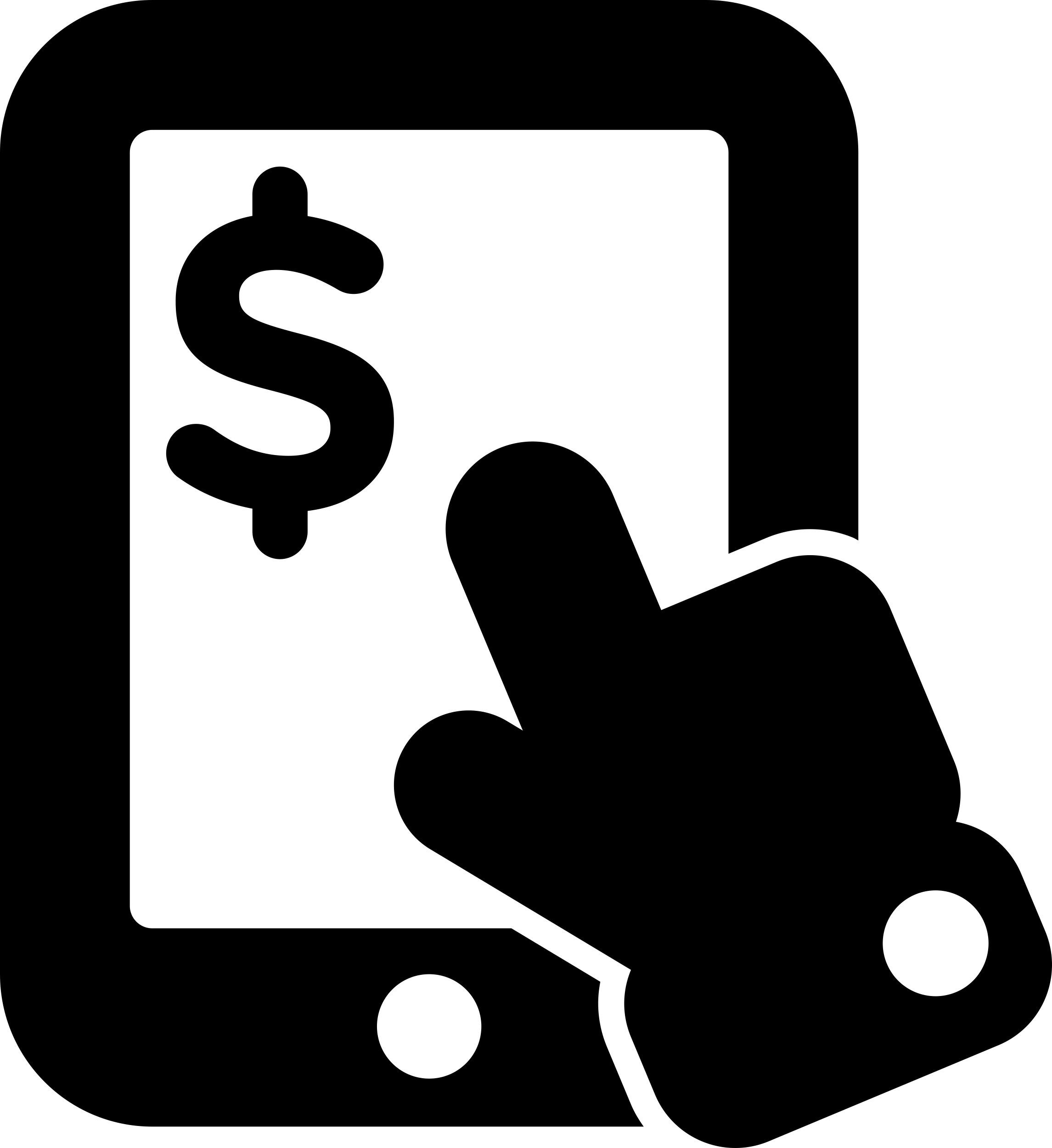 Hand Pointing To Dollar Sign On Tablet Device Editable Svg Line Art Free Vectors